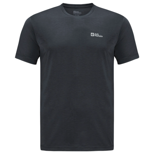 Футболка для мужчин Jack Wolfskin Vonnan S|S T 100% полиэстер/ Черный photo 3