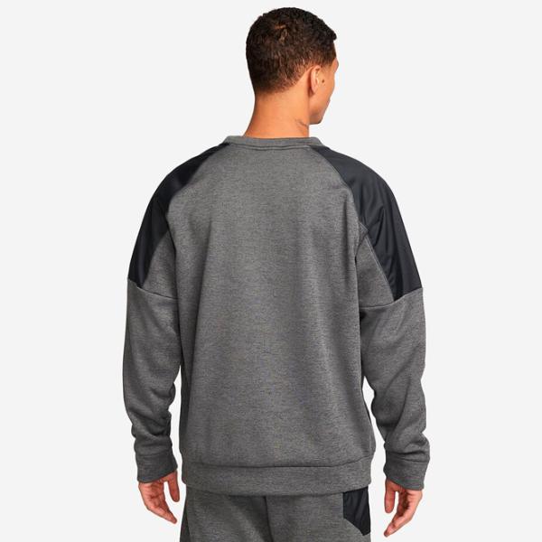 Hanorac pentru bărbați Nike Sweater Therma-Fit Novelty Crew Drept/ Gray photo 2