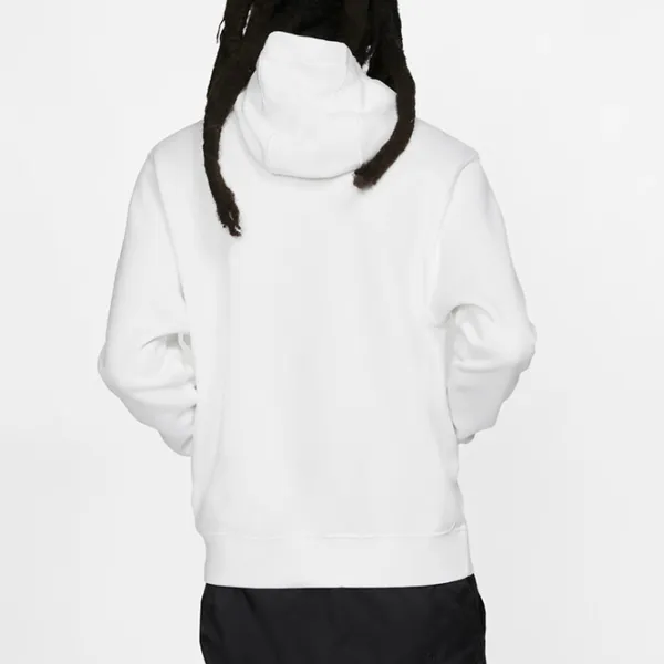 Hanorac pentru bărbați Nike Sportswear Club Hoodie Po Bb Gx Drept/ White photo 3