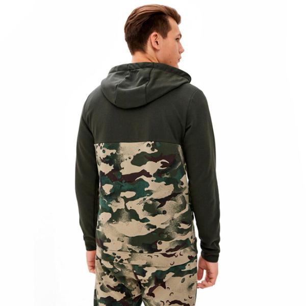 Hanorac pentru bărbați Nike Dri-Fit Full-Zip Camo Drept/ Green photo 2
