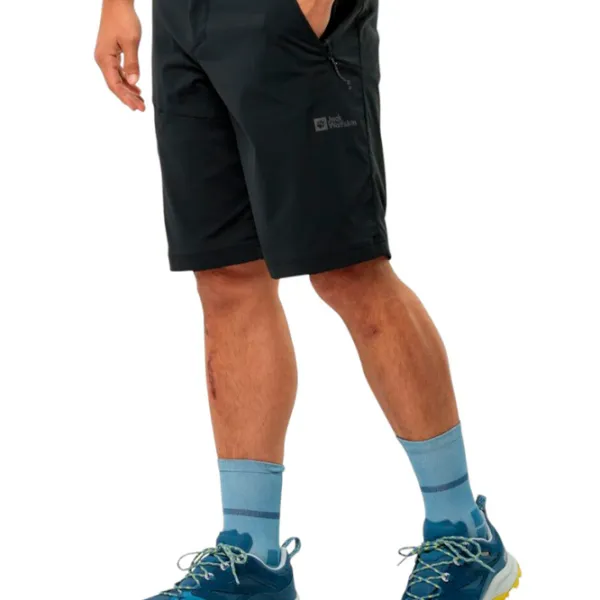 Шорты для мужчин Jack Wolfskin Glastal Shorts S/ Черный photo 2