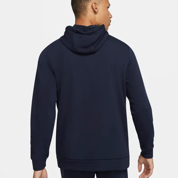 Толстовка для мужчин Nike Dri-FIT Hooded Fitness Full-Zip Прямой/ Темно-синий photo 3