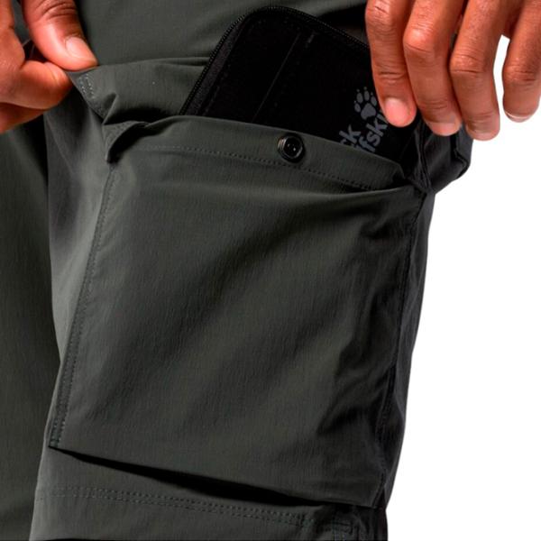 Шорты для мужчин Jack Wolfskin Wanderthirst Shorts M S/ Серый photo 6