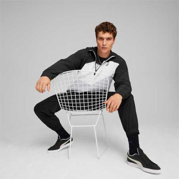 Ветровка для мужчин Puma Power Windbreaker ½ Zip Демисезонная/ Черный photo 5