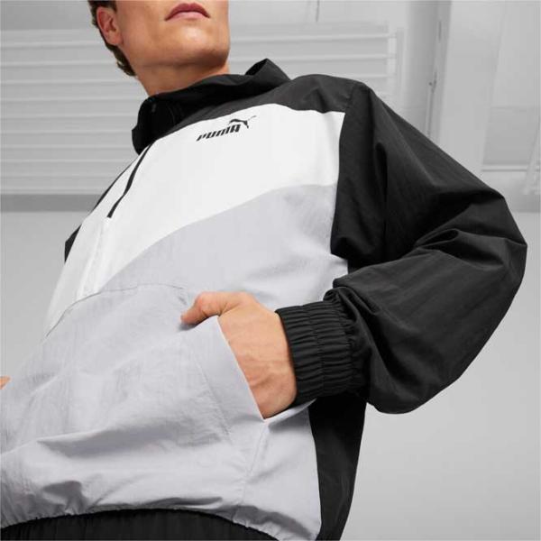 Ветровка для мужчин Puma Power Windbreaker ½ Zip Демисезонная/ Черный photo 7