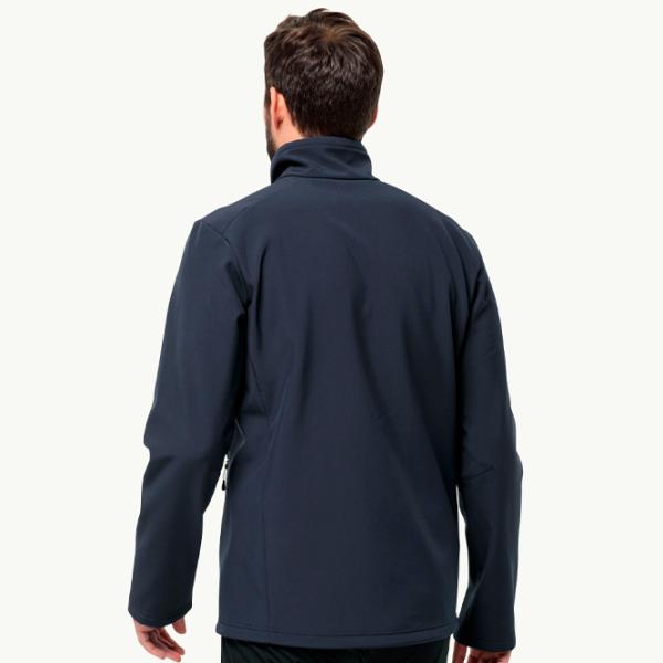 Hanorac pentru bărbați Jack Wolfskin Whirlwind Men Drept/ Navy photo 3