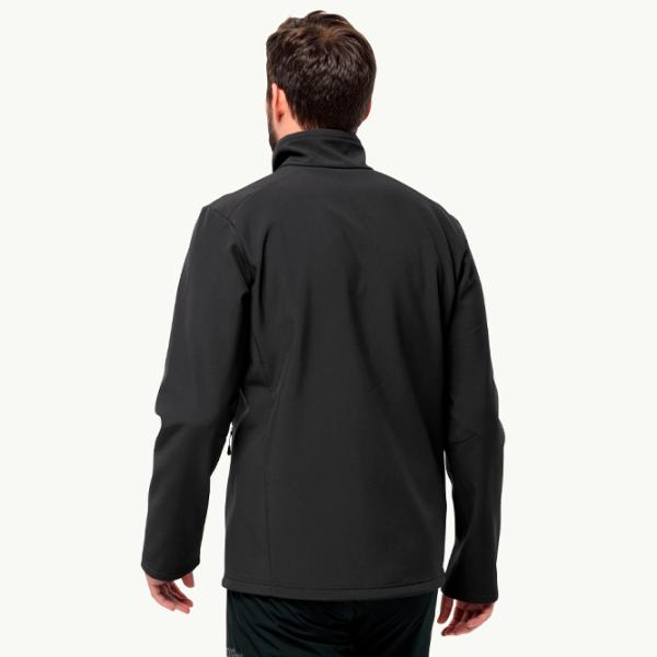 Hanorac pentru bărbați Jack Wolfskin Whirlwind Men Drept/ Black photo 3