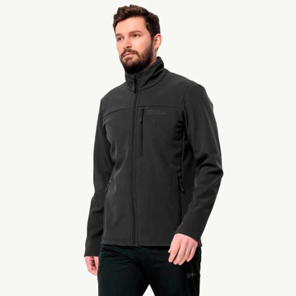 Толстовка для мужчин Jack Wolfskin Whirlwind Men Прямой/ Черный photo 2