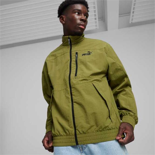 Ветровка для мужчин Puma Style Windbreaker Демисезонная/ Оливковый Зелёный photo 3