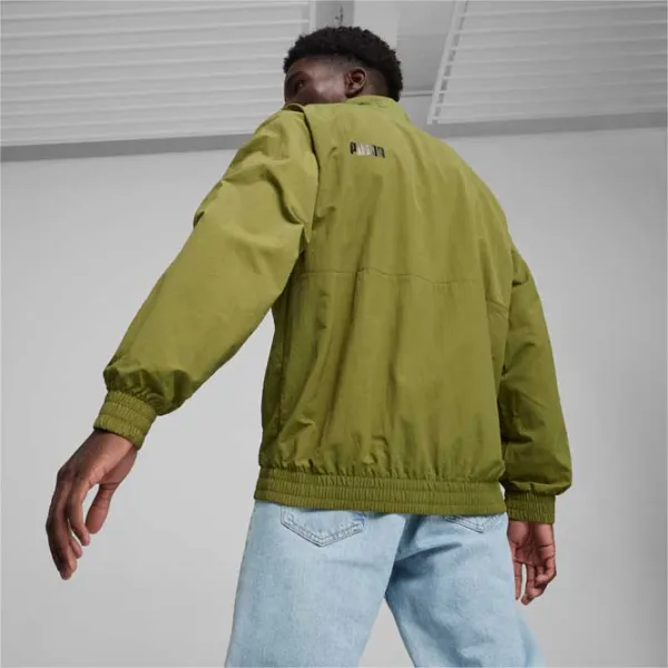 Ветровка для мужчин Puma Style Windbreaker Демисезонная/ Оливковый Зелёный photo 4