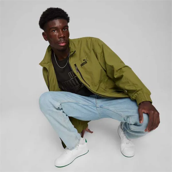 Ветровка для мужчин Puma Style Windbreaker Демисезонная/ Оливковый Зелёный photo 5