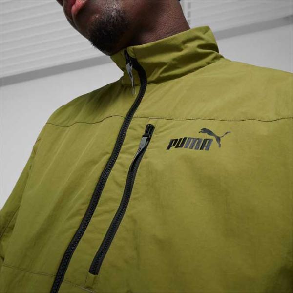 Ветровка для мужчин Puma Style Windbreaker Демисезонная/ Оливковый Зелёный photo 6