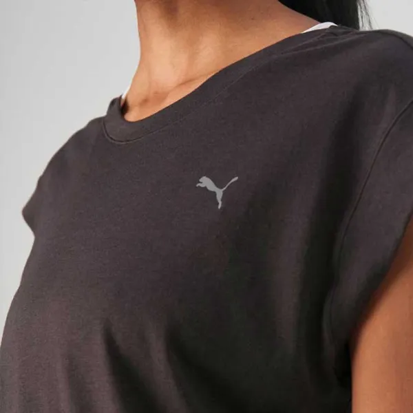 Tricou pentru femei Puma Studio Foundations Tee 25% vascoza/ Black photo 5 Tricou pentru femei Puma Studio Foundations Tee 25% vascoza/ Black photo 5
