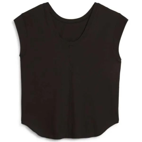 Tricou pentru femei Puma Studio Foundations Tee 25% vascoza/ Black photo 2 Tricou pentru femei Puma Studio Foundations Tee 25% vascoza/ Black photo 2