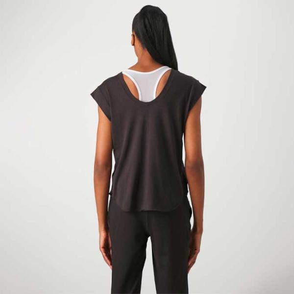 Tricou pentru femei Puma Studio Foundations Tee 25% vascoza/ Black photo 4 Tricou pentru femei Puma Studio Foundations Tee 25% vascoza/ Black photo 4