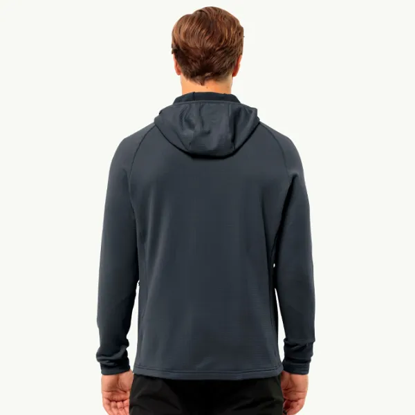 Толстовка для мужчин Jack Wolfskin Kolbenberg Hooded Fz M Прямой/ Серый photo 3