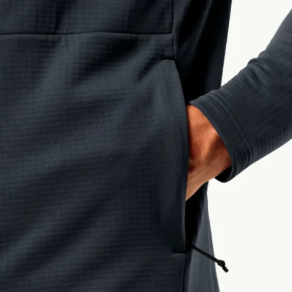 Толстовка для мужчин Jack Wolfskin Kolbenberg Hooded Fz M Прямой/ Серый photo 6