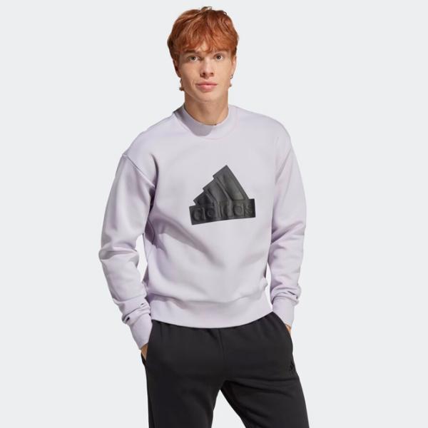Hanorac pentru bărbați Adidas M Fi Bos Crw Drept/ Medium Purple photo 4