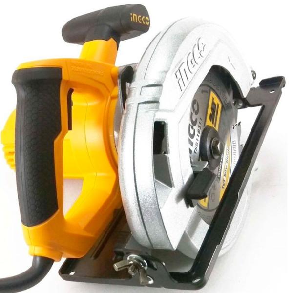 Дисковая пила INGCO CS18568 185 мм/ Желтый photo 3