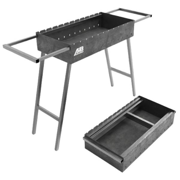 Grătar AiBGrill GoTur Brichete, cărbuni/ Portabil photo 2