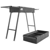 Grătar AiBGrill GoTur Brichete, cărbuni/ Portabil photo 3