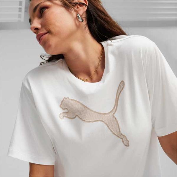Футболка для женщин Puma Her Graphic Tee 100% хлопок/ Белый photo 6