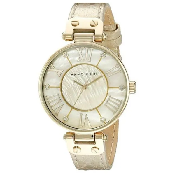Ceas de mână pentru femei ANNE KLEIN AK/ 1012GMGD Cuarț/ 34 mm photo 2 Ceas de mână pentru femei ANNE KLEIN AK/ 1012GMGD Cuarț/ 34 mm photo 2