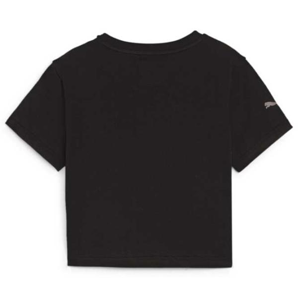 Tricou pentru femei Puma F1 Ess Cropped Logo Tee Wns 100% bumbac/ Black photo 2 Tricou pentru femei Puma F1 Ess Cropped Logo Tee Wns 100% bumbac/ Black photo 2