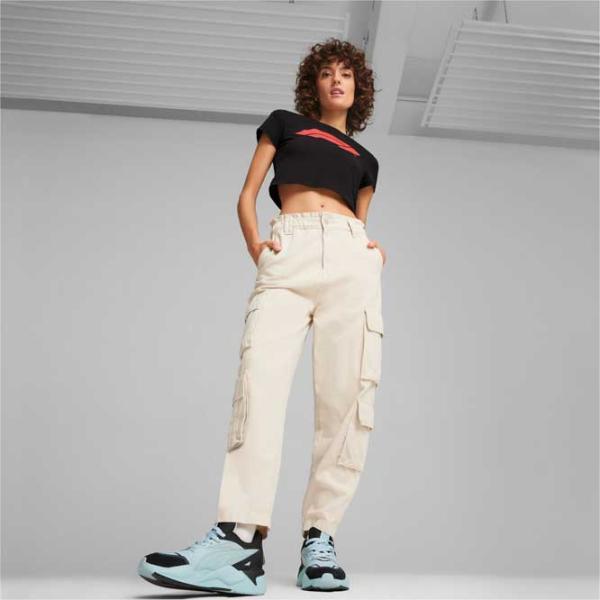 Футболка для женщин Puma F1 Ess Cropped Logo Tee Wns 100% хлопок/ Черный photo 5