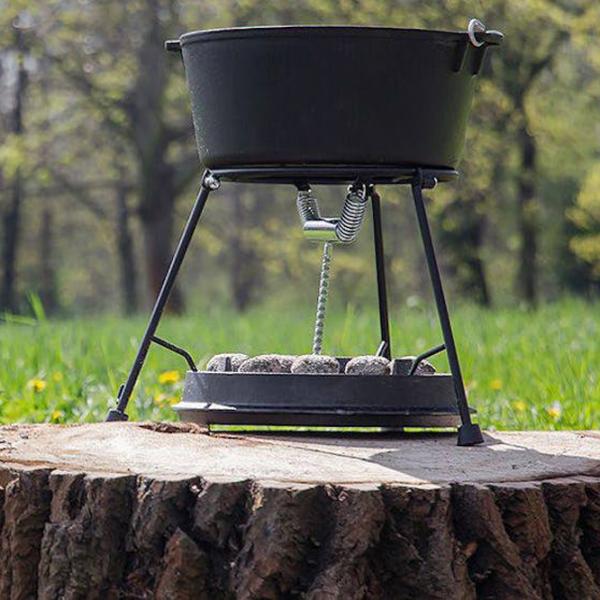 Ceaun pentru grătar Petromax Dutch Oven ft 4.5 3.5l / Fontă / Brown photo 4