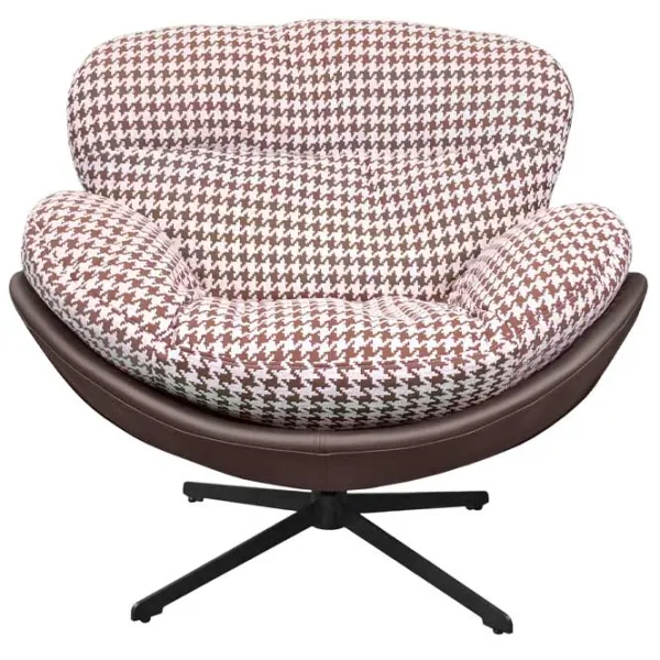 Кресло для гостиной DecoPrim Euforia Белый Коричневый photo 2 Кресло для гостиной DecoPrim Euforia Белый Коричневый photo 2