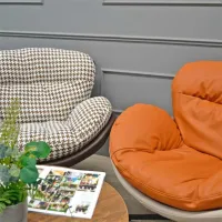 Fotoliu living DecoPrim Euforia White Brown photo 6