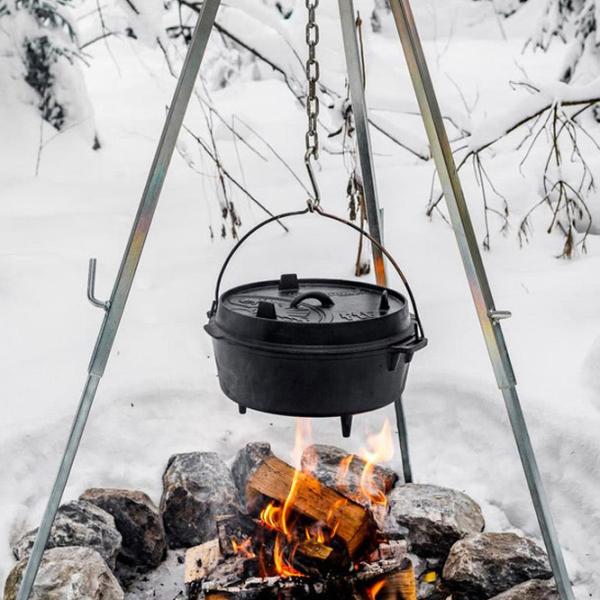 Котел Petromax Dutch Oven ft 9 7.5л / Чугун / Черный photo 3