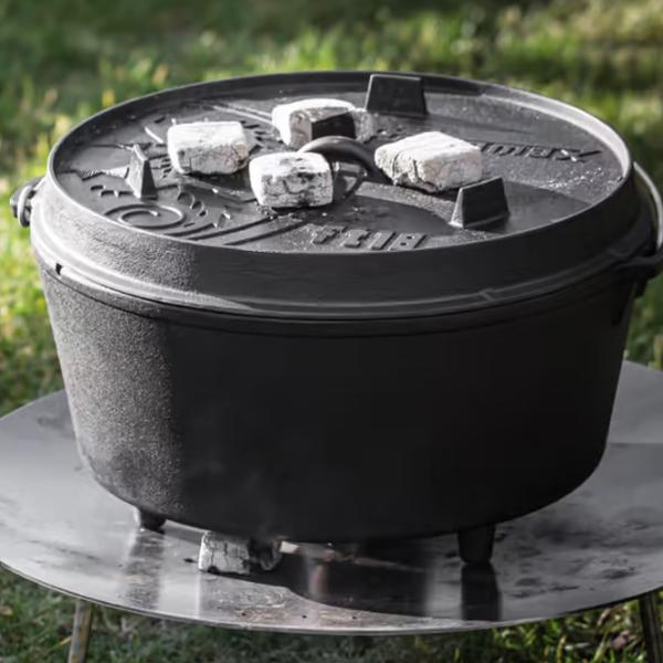 Котел Petromax Dutch Oven ft 18 16.1л / Чугун / Черный photo 3