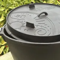 Котел Petromax Dutch Oven ft 18 16.1л / Чугун / Черный photo 6