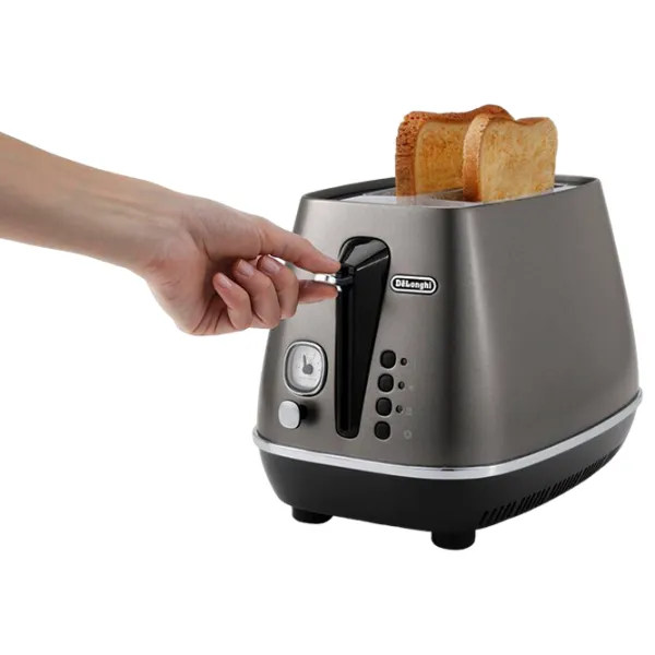 Toster DeLonghi CTIN2103.TB Electronic/ 900 W/ Grey photo 3