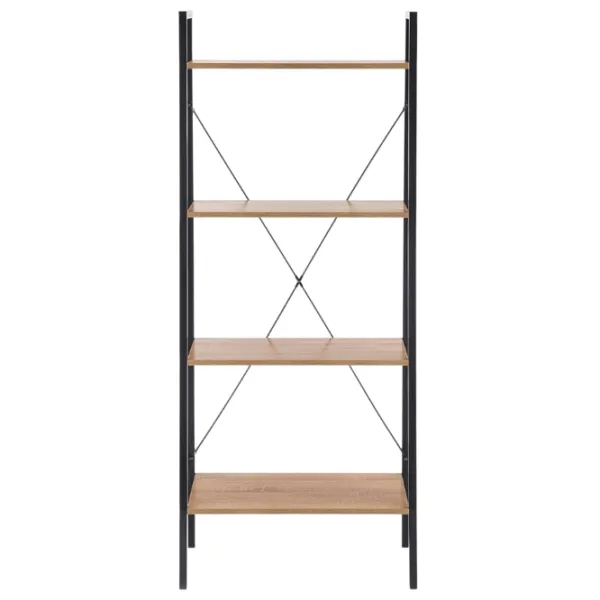 Стеллаж Narvik REG2 148см x 60см x 32см cm/ ЛДСП/ Black photo 2 Стеллаж Narvik REG2 148см x 60см x 32см cm/ ЛДСП/ Black photo 2