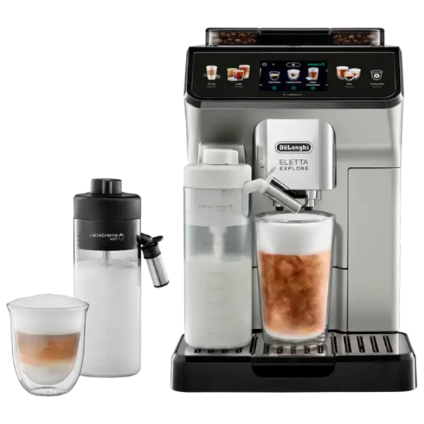 Aparat de cafea DeLonghi ECAM450.65.S Automată/ 1.8 l/ Silver photo 2