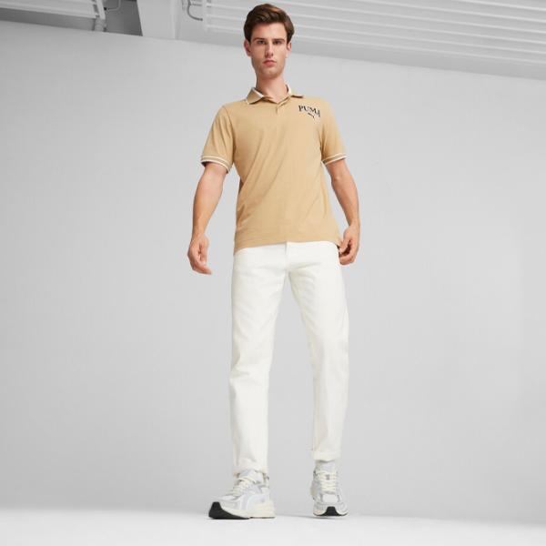 Tricou polo pentru bărbați Puma Squad Prairie Tan photo 3 Tricou polo pentru bărbați Puma Squad Prairie Tan photo 3