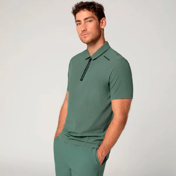 Tricou polo pentru bărbați Puma Pd Active Polo Shirt Eucalyptus photo 4