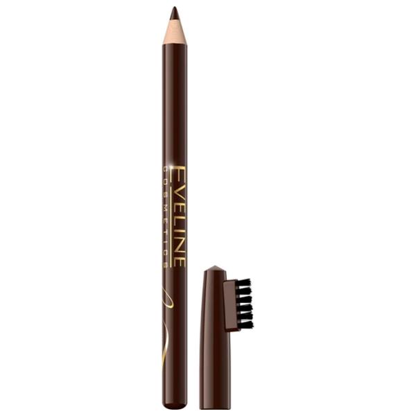 Карандаш для бровей Eveline Cosmetics Eyebrow Pencil Soft Brown photo 2 Карандаш для бровей Eveline Cosmetics Eyebrow Pencil Soft Brown photo 2