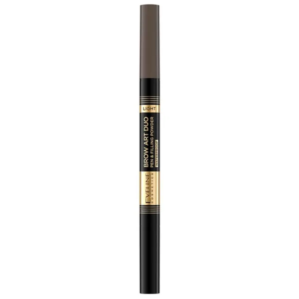 Маркер для бровей Eveline Cosmetics Brow Art Duo Коричневый photo 2