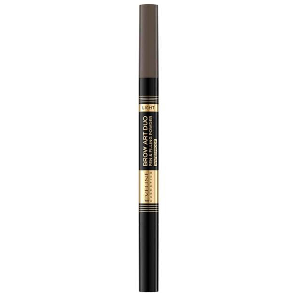 Маркер для бровей Eveline Cosmetics Brow Art Duo Коричневый photo 2