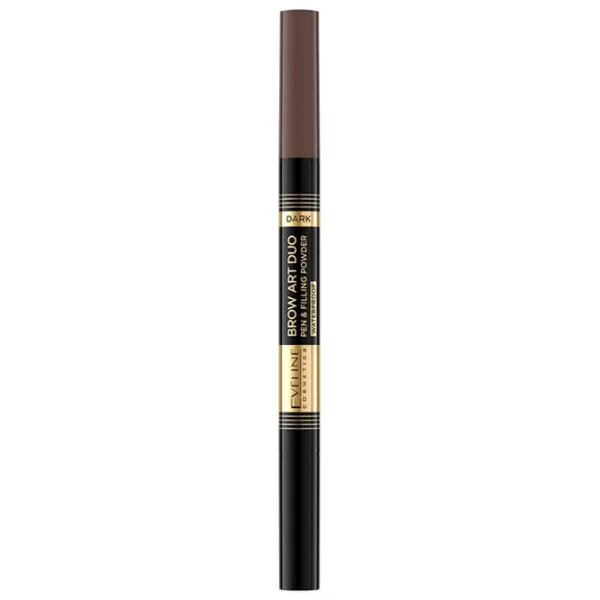 Маркер для бровей Eveline Cosmetics Brow Art Duo Тёмно-коричневый photo 2 Маркер для бровей Eveline Cosmetics Brow Art Duo Тёмно-коричневый photo 2