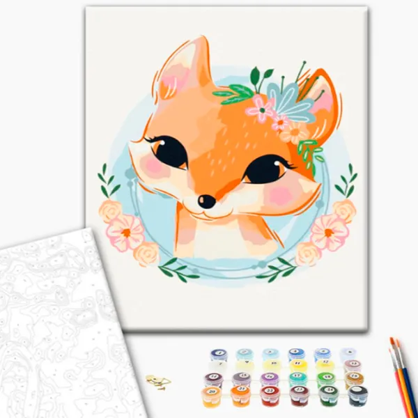 Картина по номерам BrushMe Лисичка сестричка 40 x 30 cm/ Вертикальная photo 2 Картина по номерам BrushMe Лисичка сестричка 40 x 30 cm/ Вертикальная photo 2