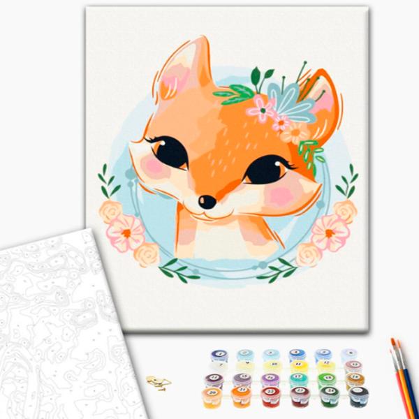 Картина по номерам BrushMe Лисичка сестричка 40 x 30 cm/ Вертикальная photo 2 Картина по номерам BrushMe Лисичка сестричка 40 x 30 cm/ Вертикальная photo 2