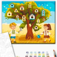 Картина по номерам BrushMe Будущее Украины 40 x 30 cm/ Горизонтальная photo 2