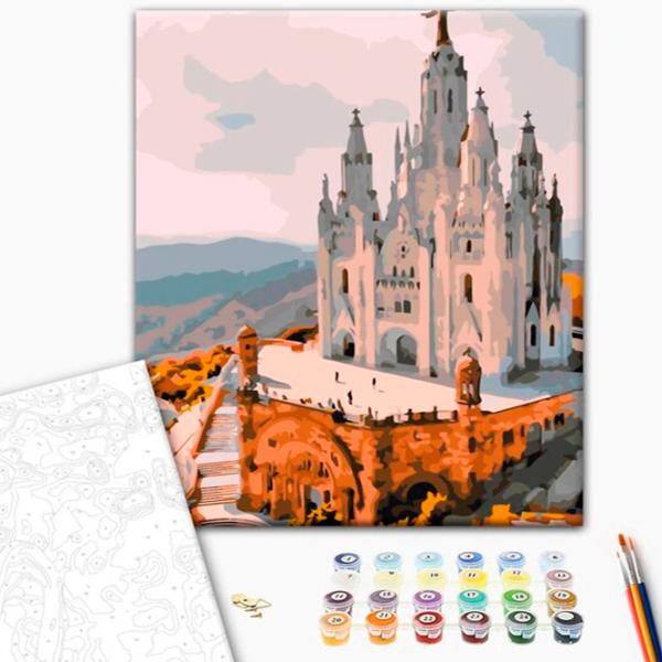 Картина по номерам BrushMe Храм Святого Сердца 40 x 30 cm/ Вертикальная photo 2