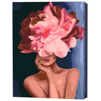 Картина по номерам BrushMe Изящный цветок 40 x 30 cm/ Вертикальная photo 3