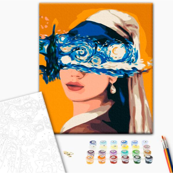 Картина по номерам BrushMe Взгляд в звездную ночь 40 x 30 cm/ Вертикальная photo 2 Картина по номерам BrushMe Взгляд в звездную ночь 40 x 30 cm/ Вертикальная photo 2